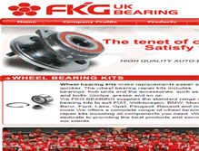 Tablet Screenshot of fkgbearing.com